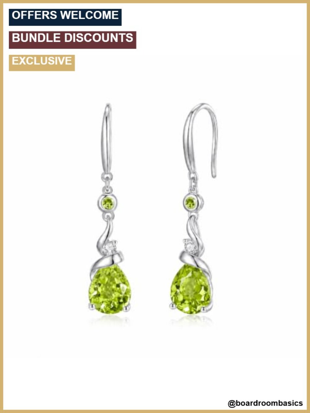 FANCIME Sterling Silver Teardrop Dangle Drop Earrings Birthstone